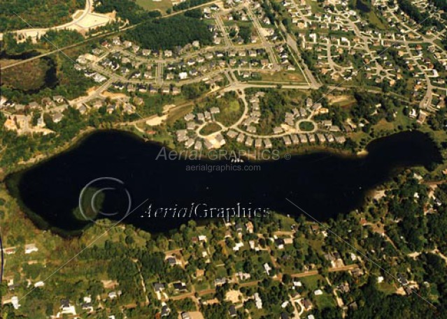 Pleasant Lake in Oakland County, Michigan